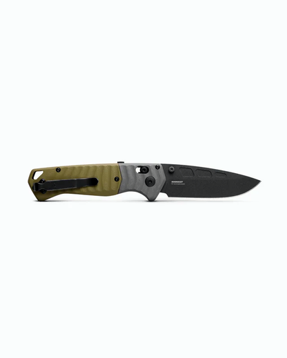 Benchmade, Inc.™ PSK 593BK OD Green G10 and Gray G10 CPM-MagnaCut Stainless Steel Pocket Knife