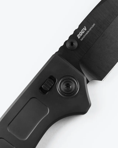 Benchmade, Inc.™ Mini Narrows 743BK-01 Black 6AL4V Titanium CPM-20CV Stainless Steel Pocket Knife