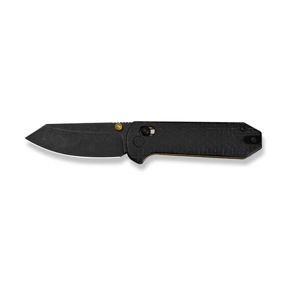 CIVIVI Knives™ Yonder Crossbar Lock C23073B-2 Black Burlap Micarta 14C28N Stainless Steel Pocket Knife