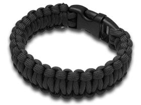 Wilson Tactical™ WI9JG203 Knife Black Paracord Survival Bracelet