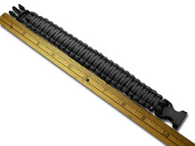 Wilson Tactical™ WI9JG203 Knife Black Paracord Survival Bracelet