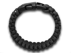 Wilson Tactical™ WI9JG203 Knife Black Paracord Survival Bracelet