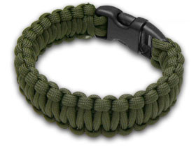 Wilson Tactical™ WI9JG232 Knife Olive Drab paracord Survival Bracelet