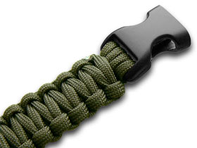 Wilson Tactical™ WI9JG232 Knife Olive Drab paracord Survival Bracelet