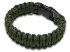 Wilson Tactical™ WI9JG233 Knife Olive Drab paracord Survival Bracelet