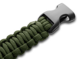 Wilson Tactical™ WI9JG233 Knife Olive Drab paracord Survival Bracelet