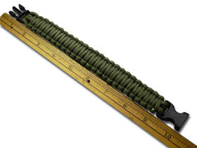 Wilson Tactical™ WI9JG233 Knife Olive Drab paracord Survival Bracelet
