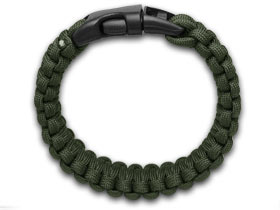 Wilson Tactical™ WI9JG233 Knife Olive Drab paracord Survival Bracelet