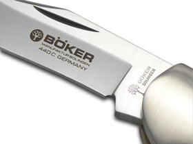 Böker Tree Brand Knives™ Optima Lockback 113005 Hunter Green Canvas Micarta 440C Stainless Steel Pocket Knife