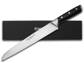 Böker Forge Knives™ Bread Knife 03BO503 Black Synthetic Stainless X50CrMoV15 Steel Knife