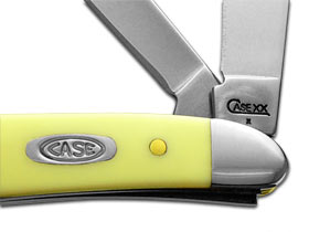 W.R. Case XX Knives Yellow Peanut Carbon Steel Pocket Knife 00030