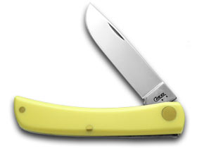 W.R. Case XX Knives Yellow Synthetic Sodbuster Carboon Steel Pocket Knife 00032