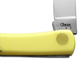 Case XX™ Knives Sodbuster Jr. Yellow Delrin Handle Carbon Steel Pocket Knife 0032