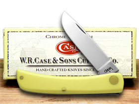 Case XX™ Knives Sodbuster Jr. Yellow Delrin Handle Carbon Steel Pocket Knife 0032