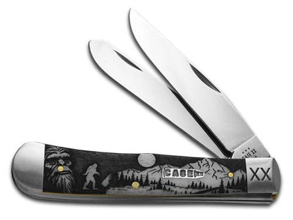 W.R. Case XX Knives Trapper Sasquatch Natural Bone Stainless Pocket Knife 06740SQH