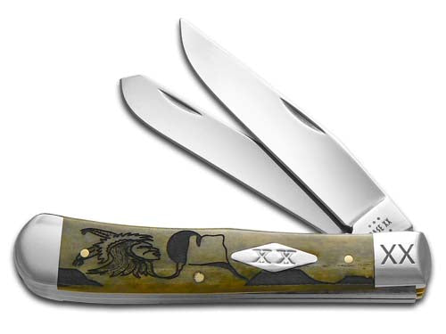 Case XX™ Knives Yellowhorse Early Morning Singer Olive Green Bone Stainless