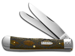W.R. Case XX Knives Diamondback Antique Bone Trapper 1/500 Stainless Pocket Knife CA10743 SS