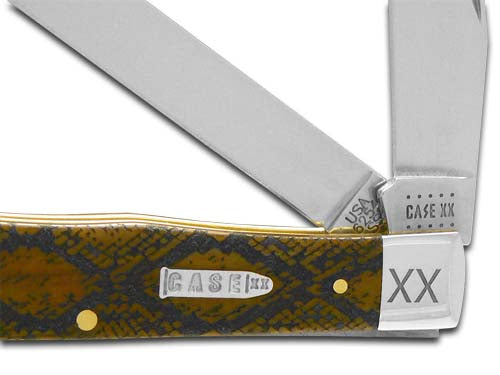W.R. Case XX Knives Diamondback Antique Bone Trapper 1/500 Stainless Pocket Knife CA10743 SS