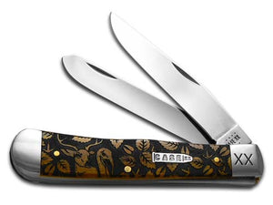 W.R. Case XX Knives Trapper Strut & Rut 1/500 Antique Bone Stainless Pocket Knife 10743S&R