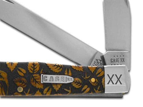 W.R. Case XX Knives Trapper Strut & Rut 1/500 Antique Bone Stainless Pocket Knife 10743S&R