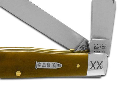 W.R. Case XX Knives Smooth Antique Bone Trapper 1/500 Stainless Pocket Knife CA10743