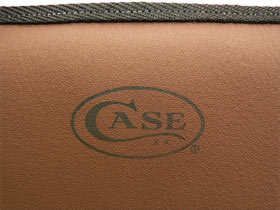 W.R. Case & Sons Cutlery Co.™ 01074 Knife Brown Leather and 100% Cotton Carrying Case