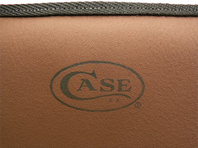 W.R. Case & Sons Cutlery Co.™ 01075 Knife Brown Leather and 100% Cotton Carrying Case
