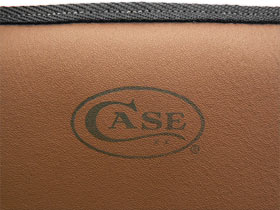 W.R. Case & Sons Cutlery Co.™ 01079 Knife Brown Leather and 100% Cotton Carrying Case