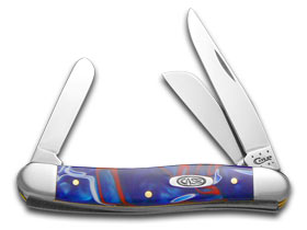 W.R. Case XX Knives Kirinite Patriot Medium Stockman Stainless Pocket Knife 11201