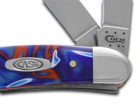 W.R. Case XX Knives Kirinite Patriot Medium Stockman Stainless Pocket Knife 11201