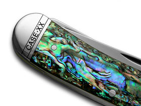 Case XX™ Knives Trapper Genuine Abalone Stainless Pocket Knife 12000