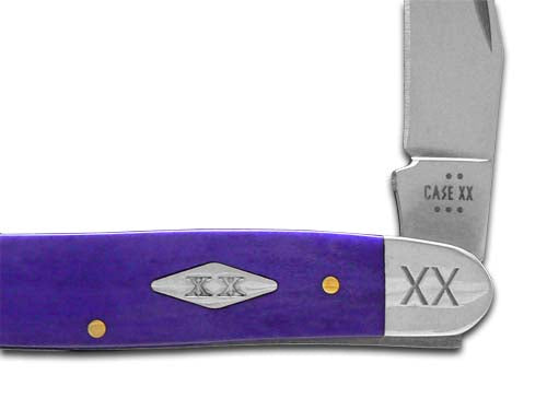 W.R. Case XX Knives Muskrat Ultra Violet Bone 12506 Stainless 1/500 Pocket Knife