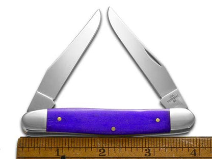 W.R. Case XX Knives Muskrat Ultra Violet Bone 12506 Stainless 1/500 Pocket Knife