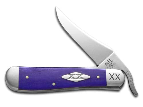 W.R. Case XX Knives Russlock Ultra Violet Bone 12507 Stainless 1/500 Pocket Knife