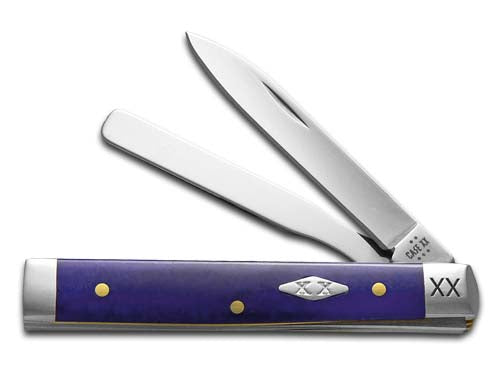 W.R. Case XX Knives Baby Doc Ultra Violet Bone 12508 Stainless 1/500 Pocket Knife