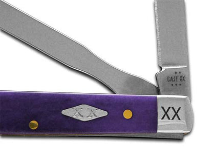 W.R. Case XX Knives Baby Doc Ultra Violet Bone 12508 Stainless 1/500 Pocket Knife