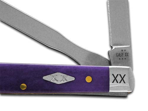W.R. Case XX Knives Baby Doc Ultra Violet Bone 12508 Stainless 1/500 Pocket Knife