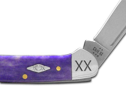 W.R. Case XX Knives Butterbean Ultra Violet Bone 12509 Stainless 1/500 Pocket Knife
