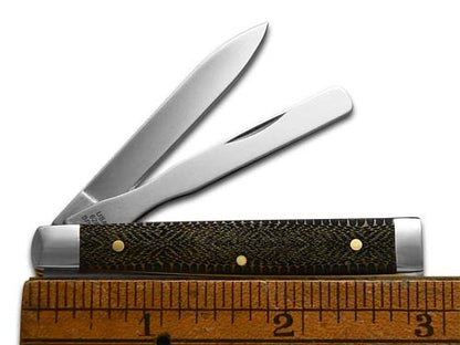 W.R. Case XX Knives Baby Doc Snake Skin Antique Bone 12510SS Stainless Pocket Knife