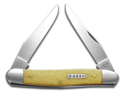 W.R. Case XX Knives Muskrat Smooth Antique Bone 12511 Stainless 1/500 Pocket Knife
