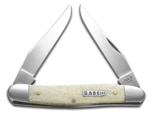 W.R. Case XX Knives Muskrat Smooth Natural Bone 12512 Stainless 1/500 Pocket Knife