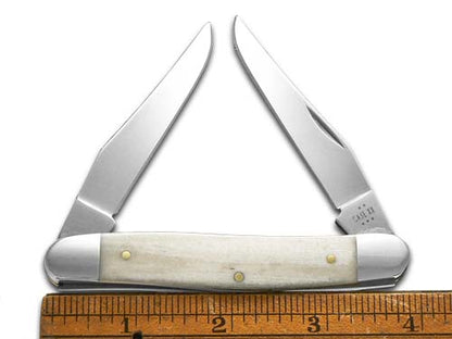 W.R. Case XX Knives Muskrat Smooth Natural Bone 12512 Stainless 1/500 Pocket Knife
