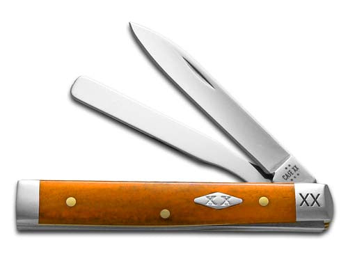 W.R. Case XX Knives Baby Doc Smooth Orange Bone 12514 1/500 Pocket Knife