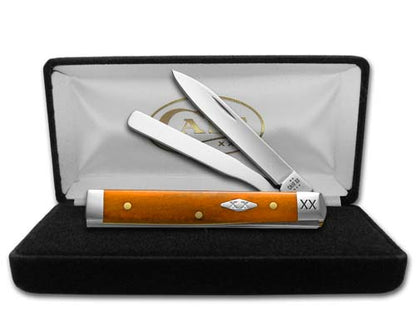 W.R. Case XX Knives Baby Doc Smooth Orange Bone 12514 1/500 Pocket Knife