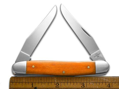 W.R. Case XX Knives Muskrat Smooth Orange Bone 12515 Stainless 1/500 Pocket Knife