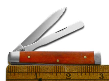W.R. Case XX Knives Baby Doc Red Bone 12516 Stainless Pocket Knife