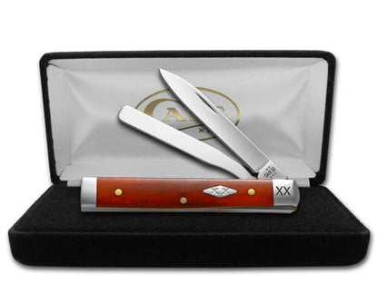 W.R. Case XX Knives Baby Doc Red Bone 12516 Stainless Pocket Knife