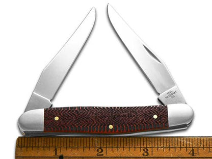 W.R. Case XX Knives Muskrat Snake Skin Red Bone 12517SS Stainless 1/500 Pocket Knife