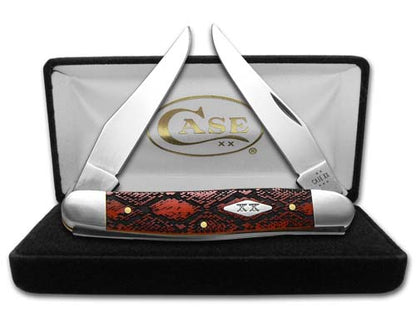 W.R. Case XX Knives Muskrat Snake Skin Red Bone 12517SS Stainless 1/500 Pocket Knife