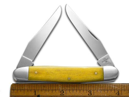W.R. Case XX Knives Muskrat Smooth Yellow Bone 12521 Stainless 1/500 Pocket Knife